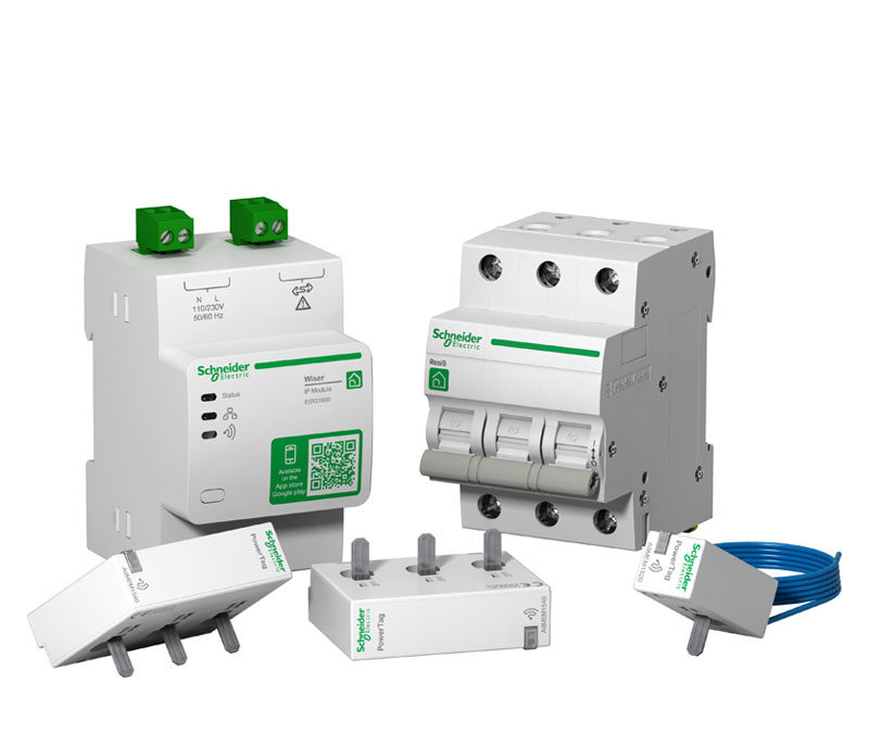 Två kompletta kit med Resi9 och Wiser Energy