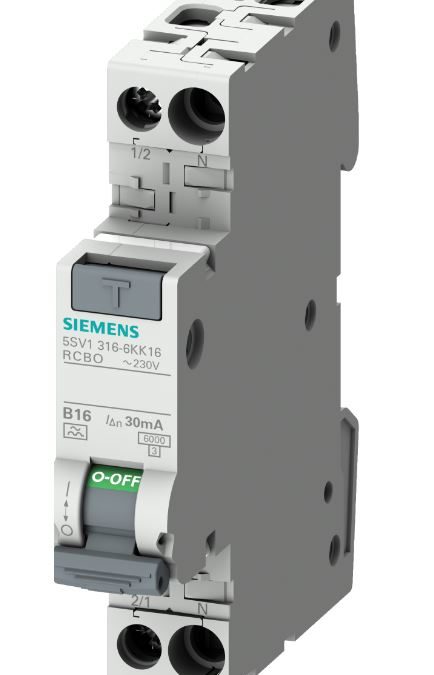 Nu är den här: Siemens nya unika kompakta Personskyddsbrytare!