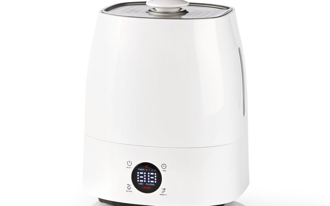 Nedis Luftfuktare, 5.5 l med hygrometer och timer. Lämplig för rum upp till 50 m²