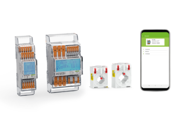 WAGO Lättinstallerad elmätare (MID) med M-Bus, Modbus RTU och pulsutgångar