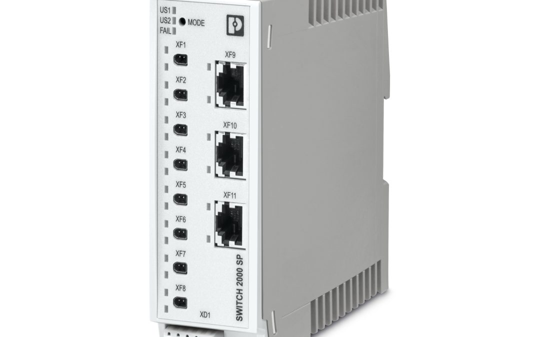 Elektroskandia kan nu, som ledande distributör, erbjuda Phoenix Contact´s nya Single Pair Ethernetswitch
