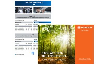 Byt till LED-lysrör – lathundar