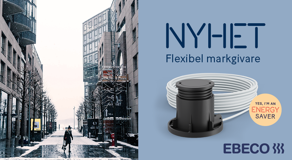 Nyhet! Flexibel markgivare för snösmältning