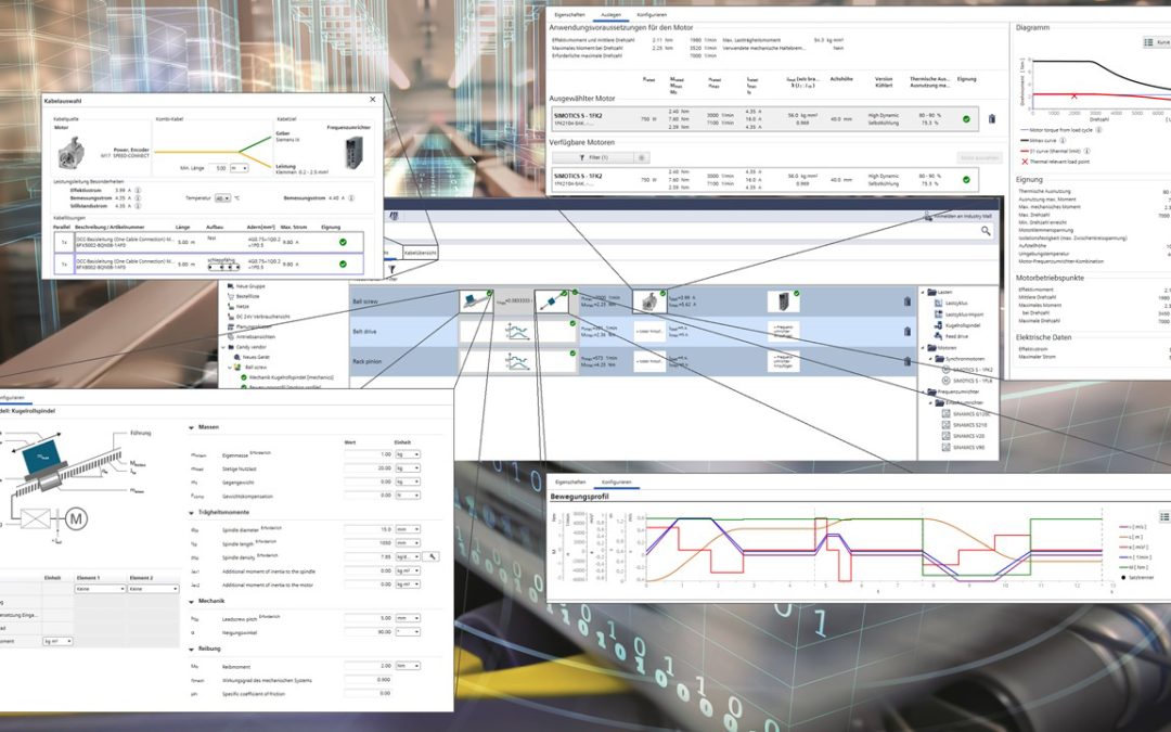 Dimensionera ditt drivsystem och skyddsprodukter i Siemens TIA Selection Tool!