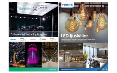 Årets belysningskataloger från Philips – årets lösningar!