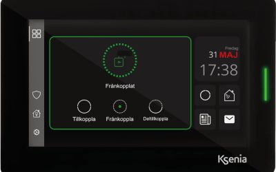 Ny manöverpanel till inbrottslarmet Ksenia