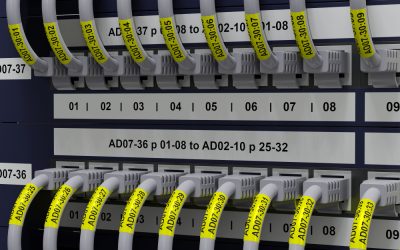 Professionella kvalitetsetiketter från BROTHER för att möta behoven hos elektriker, nätverksinstallatörer och andra proffs.