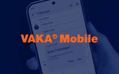 Smidigare bokning med nya appen VAKA® Mobile