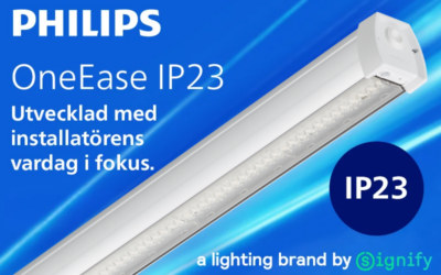 PHILIPS OneEase IP23 – utvecklad med installatörens vardag i fokus